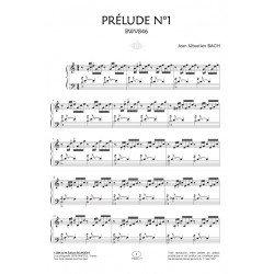 Sheet music PRÉLUDE N°1 BWV 846 Jean-Sébastien BACH