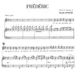 Sheet music FRÉDÉRIC Claude Léveillée PDF