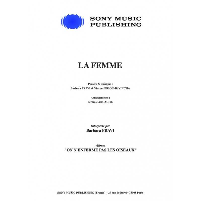 Partition LA FEMME Barbara Pravi