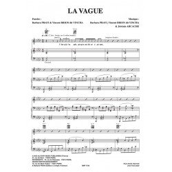 Partition LA VAGUE Barbara Pravi