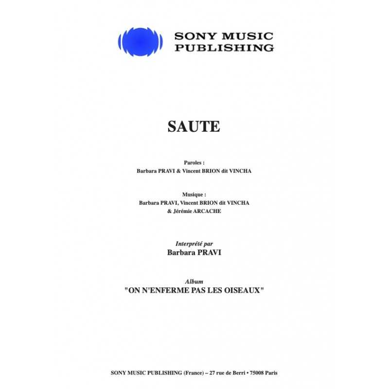 Partition SAUTE Barbara Pravi