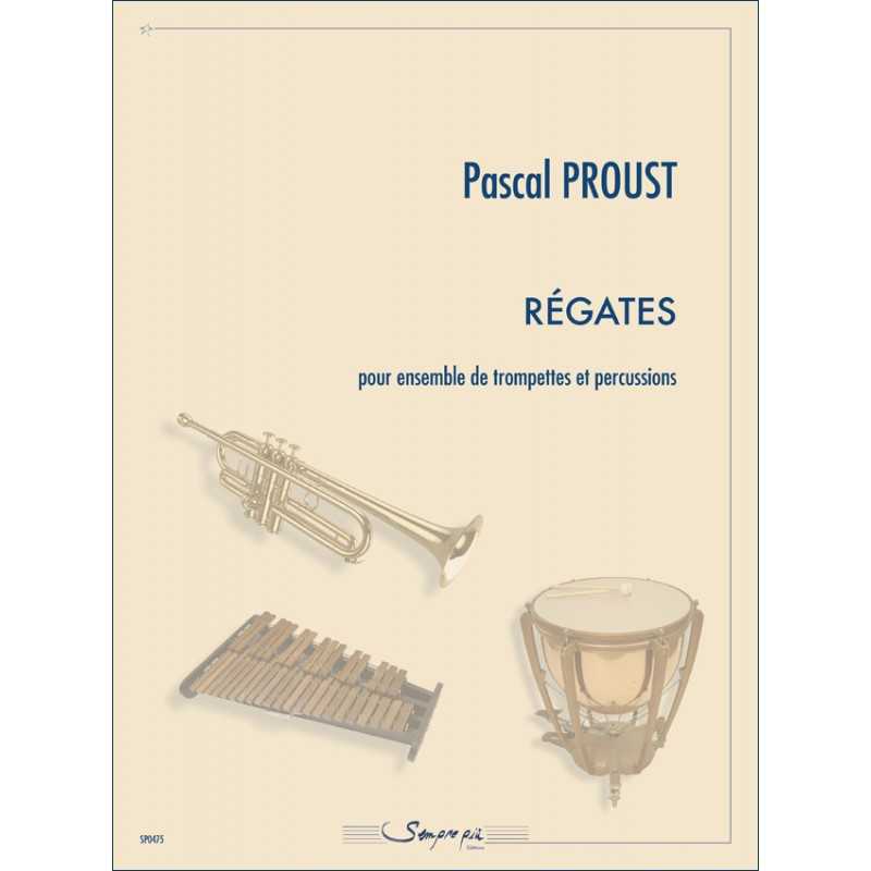 Sheet music RÉGATES Pascal Proust