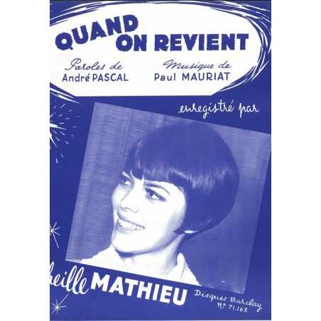 QUAND ON REVIENT