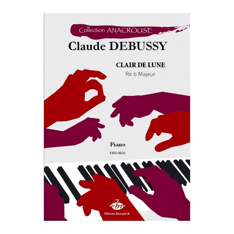 Sheet music CLAIR DE LUNE Claude Debussy