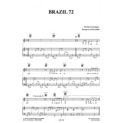 Sheet music BRAZIL 72 Bernard LAVILLIERS
