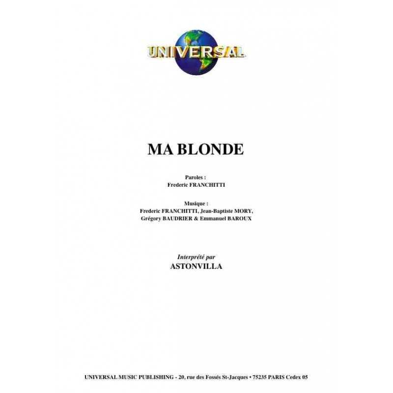 MA BLONDE
