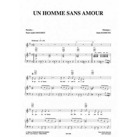 UN HOMME SANS AMOUR