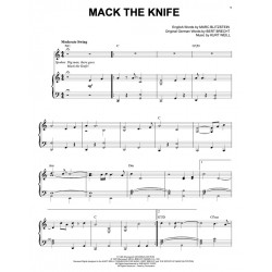 Sheet music MACK THE KNIFE Louis Armstrong
