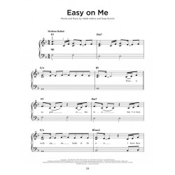 Songbook CHART HITS OF 2021-2022 (EASY PIANO)