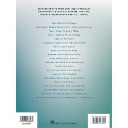 Songbook CHART HITS OF 2021-2022 (UKULELE)