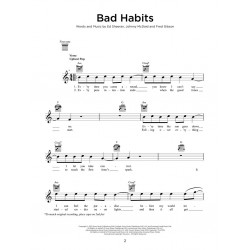 Songbook CHART HITS OF 2021-2022 (EASY GUITAR)