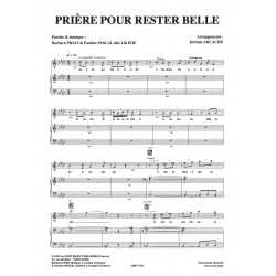Partition PRIÈRE POUR RESTER BELLE Barbara Pravi