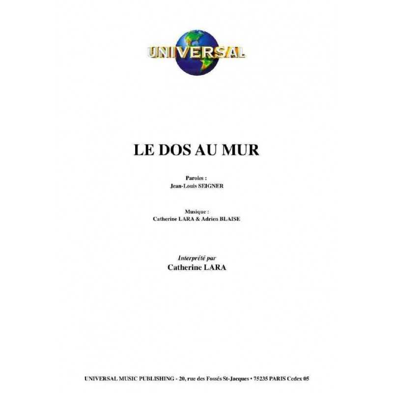 LE DOS AU MUR