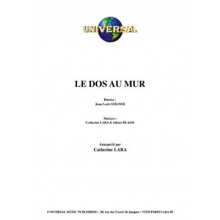 LE DOS AU MUR