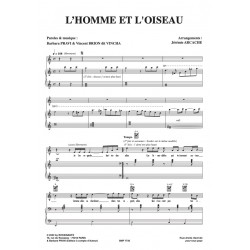 Partition L'HOMME ET L'OISEAU Barbara Pravi
