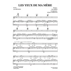 Sheet music LES YEUX DE MA MÈRE ARNO