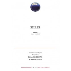 Sheet music BILLIE Richard GALLIANO
