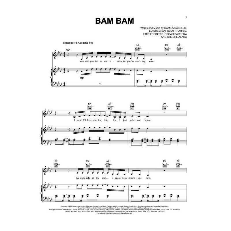 Partition BAM BAM Camila Cabello