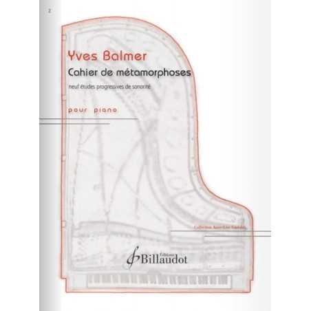 CAHIER DE MÉTAMORPHOSES