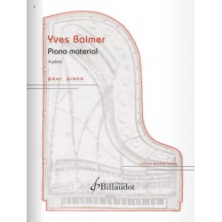 Sheet music PIANO MATERIAL Yves Balmer