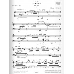 Partition SPIRITE Guillaume Connesson
