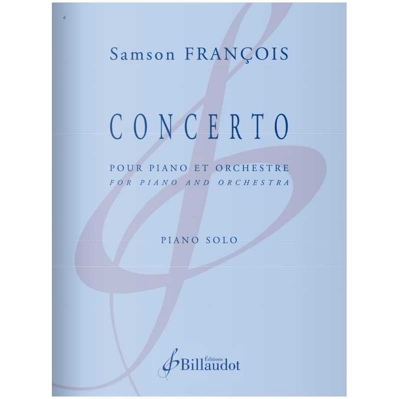 Sheet music CONCERTO Samson François