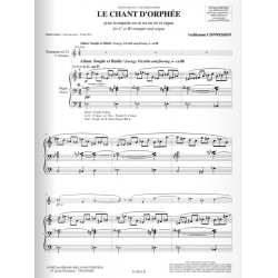 Sheet music LE CHANT D'ORPHÉE Guillaume Connesson
