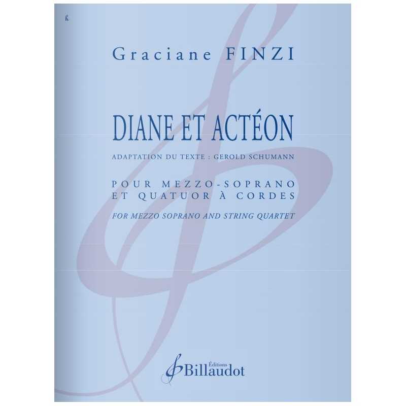 Sheet music DIANE ET ACTÉON Graciane Finzi