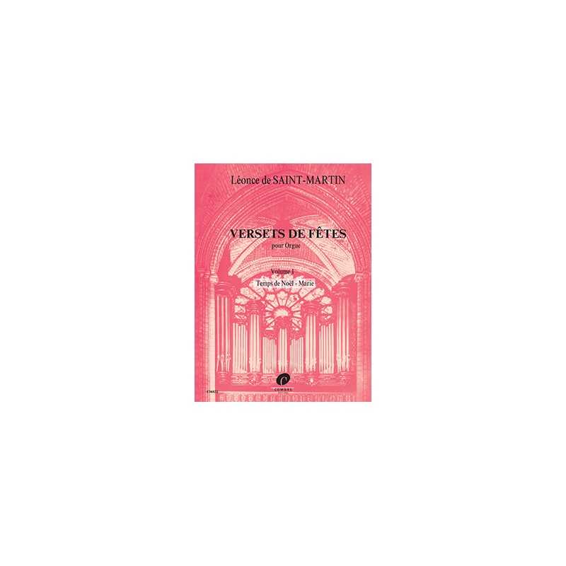 Sheet music VERSETS DE FÊTES VOL.1 Léonce de SAINT-MARTIN