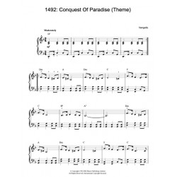 Sheet music THEME FROM 1492 CONQUEST OF PARADISE Vangelis