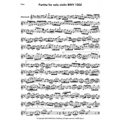 OPUS 6 - PARTITAS FOR SOLO VIOLIN (Transcription FLUTE) Frédéric MATAGNE