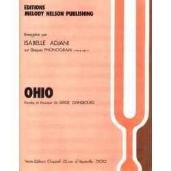 Sheet music OHIO Isabelle Adjani