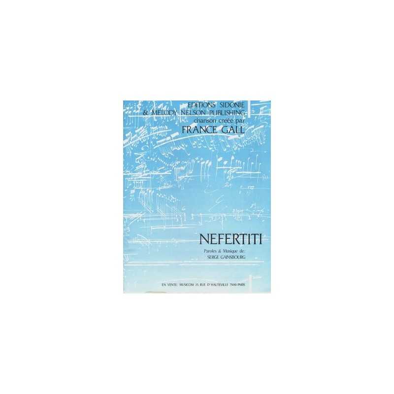 Sheet music NEFERTITI France Gall