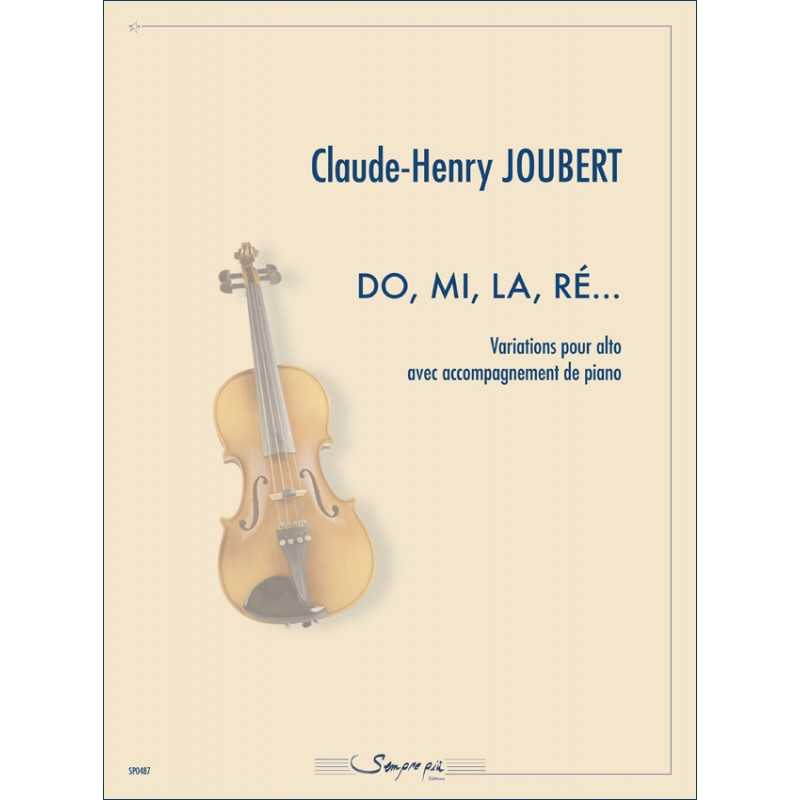 Partition DO MI LA RÉ Claude-Henry Joubert