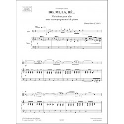 Partition DO MI LA RÉ Claude-Henry Joubert