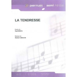 Sheet music LA TENDRESSE BOURVIL