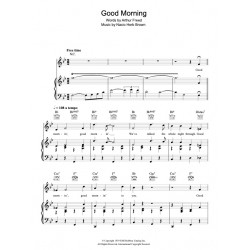 Sheet music GOOD MORNING Gene Kelly