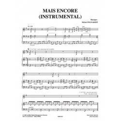 Sheet music MAIS ENCORE (INSTRUMENTAL) Michel Polnareff