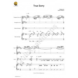 Sheet music TRUE SORRY Ibrahim Maalouf
