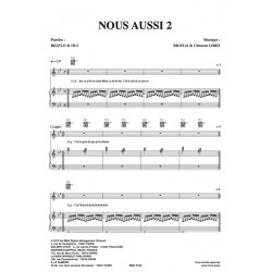 Sheet music NOUS AUSSI 2 BIGFLO & OLI