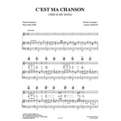 Sheet music C'EST MA CHANSON THIS IS MY SONG Petula Clark