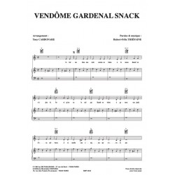 Partition VENDÔME GARDENAL SNACK Hubert Félix THIEFAINE