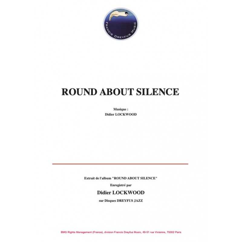 Sheet music ROUND ABOUT SILENCE Didier LOCKWOOD