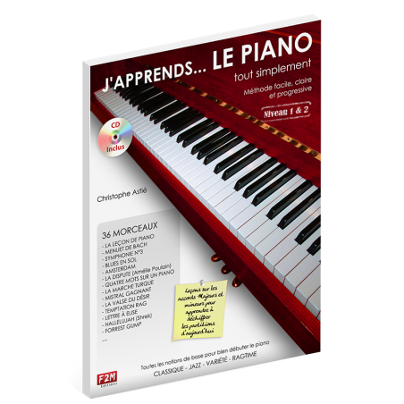J'APPRENDS LE PIANO TOUT SIMPLEMENT (+CD)
