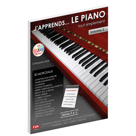 J'APPRENDS LE PIANO TOUT SIMPLEMENT VOL.2 (+CD)