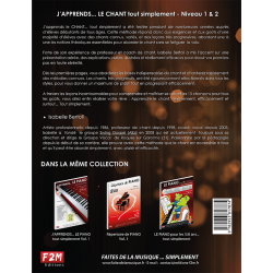 Method J'APPRENDS LE CHANT TOUT SIMPLEMENT Isabelle Bertoli