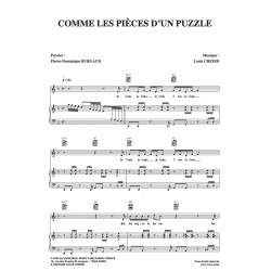 Sheet music COMME LES PIÈCES D'UN PUZZLE LE SOLDAT ROSE
