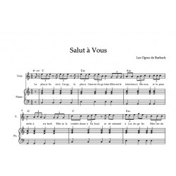 Sheet music SALUT À VOUS LES OGRES DE BARBACK