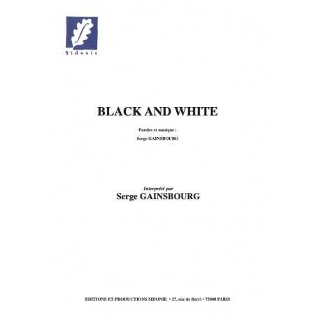 BLACK AND WHITE