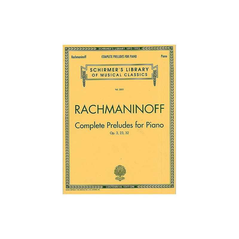 COMPLETE PRELUDES FOR PIANO
